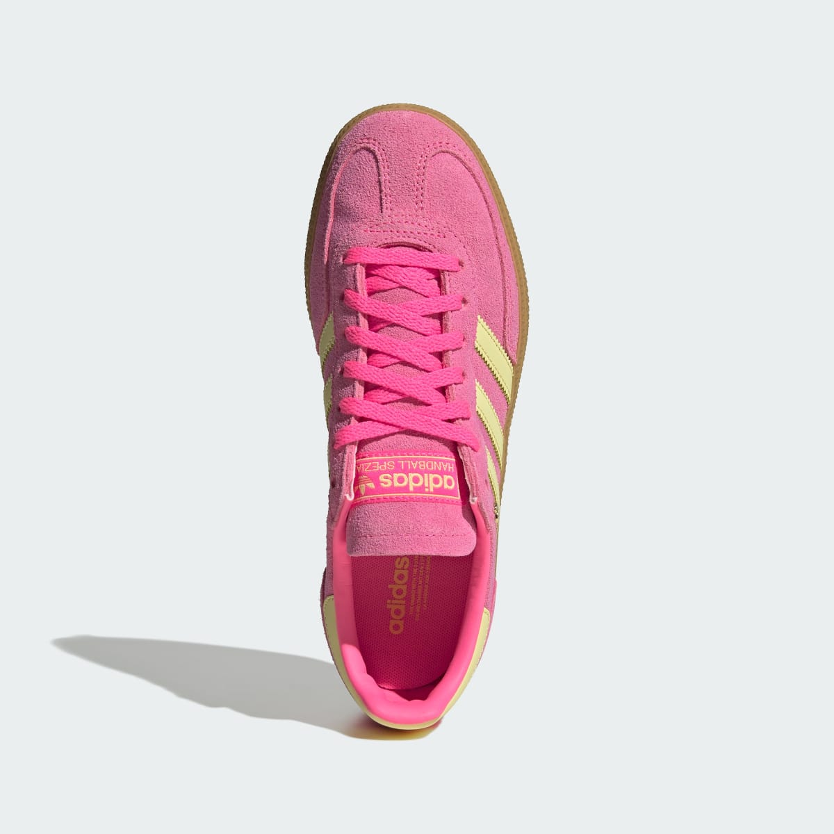 Overkicks - Adidas Handball Spezial Lucid Pink Almost Yellow Gold (IH9213) - par completo