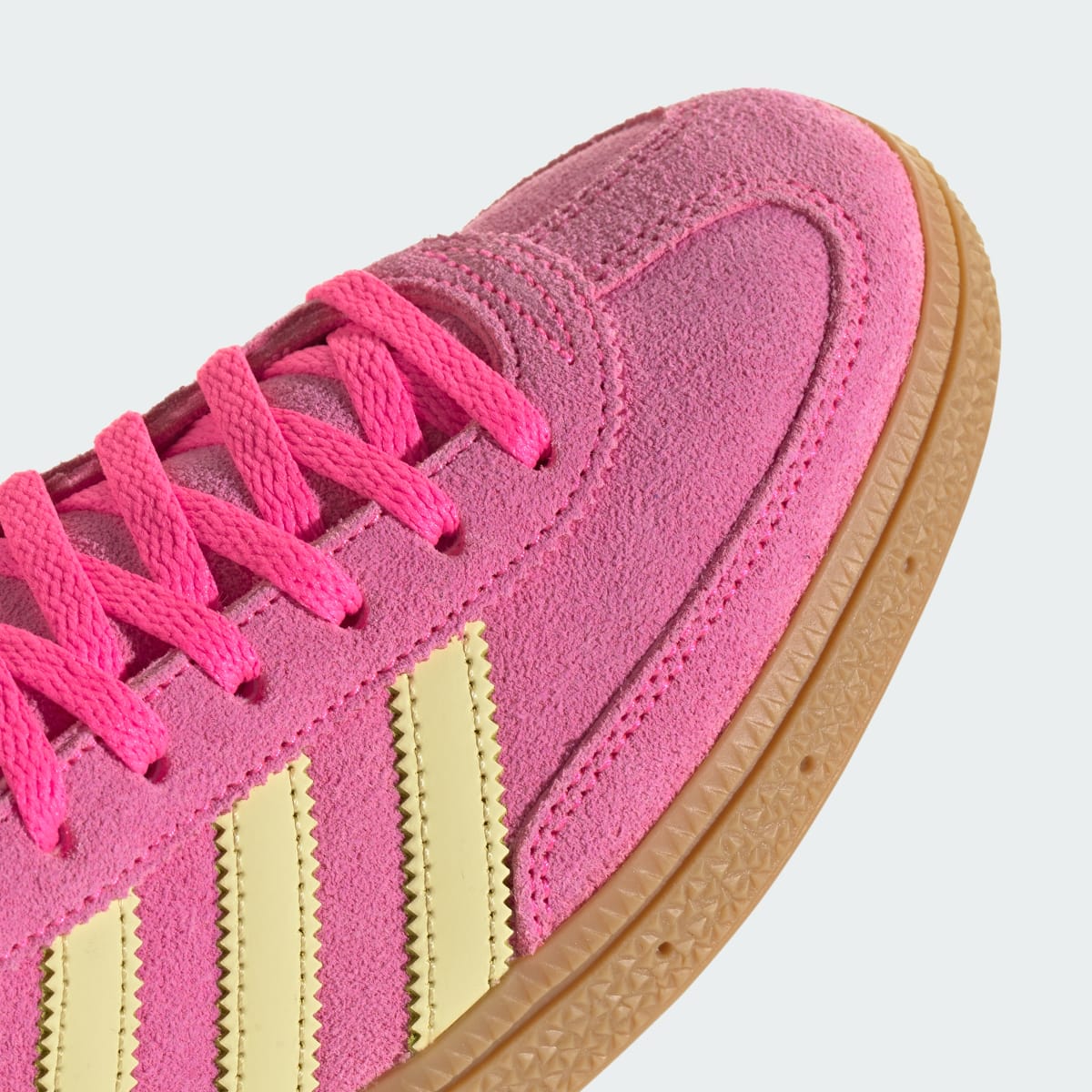 Overkicks - Adidas Handball Spezial Lucid Pink Almost Yellow Gold (IH9213) - detalle