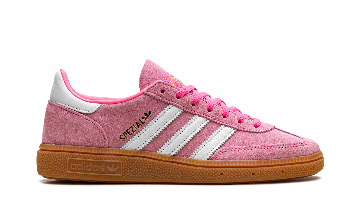 Overkicks - Adidas Handball Spezial Lucid Pink White (JI2654) - detalle talón