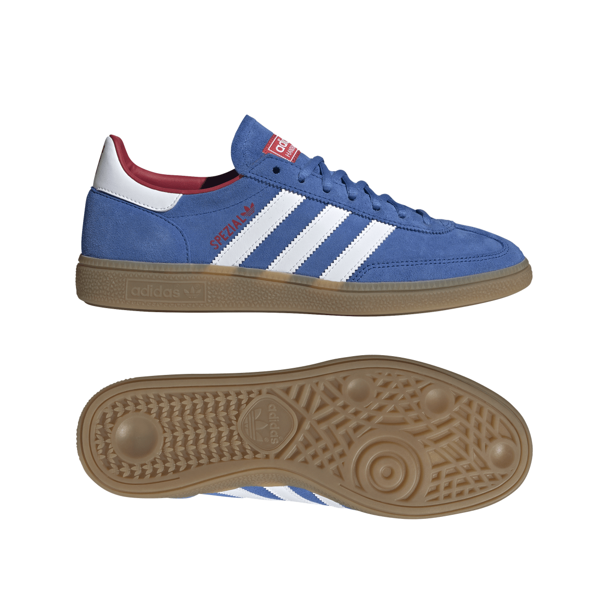 Overkicks - Adidas Handball Spezial Manchester United Royal Blue (KK3015) - detalle lateral interior