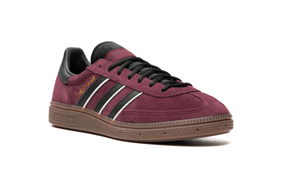 Overkicks - Adidas Handball Spezial Maroon Black Gum (IG6184) - detalle lateral interior