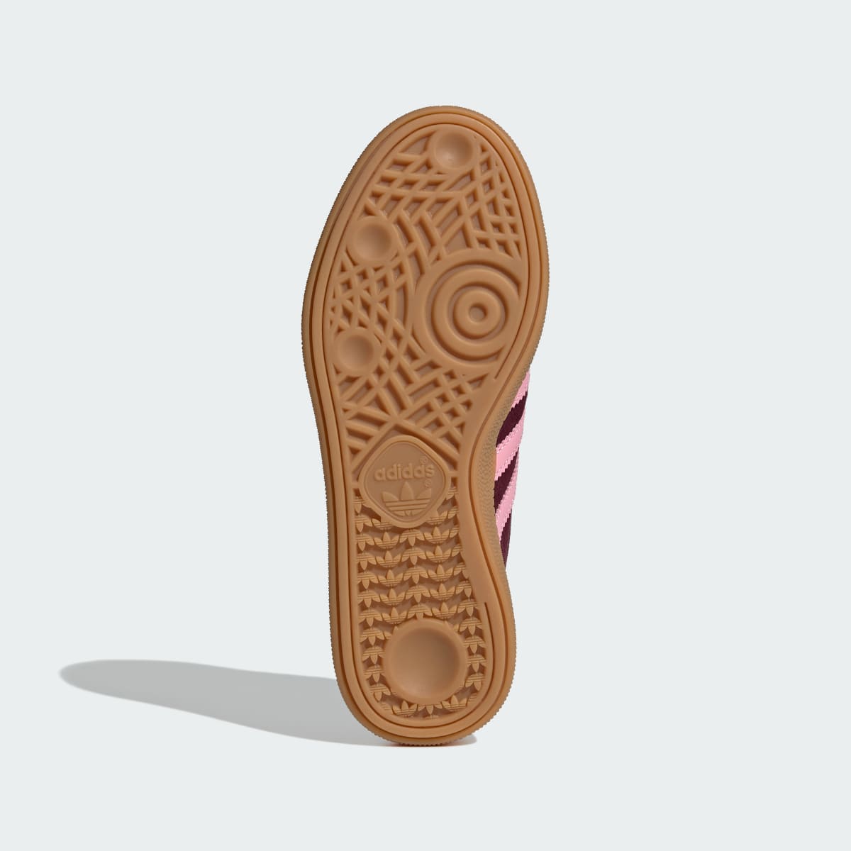 Overkicks - Adidas Handball Spezial Maroon Bliss Pink (KI6804) - detalle suela