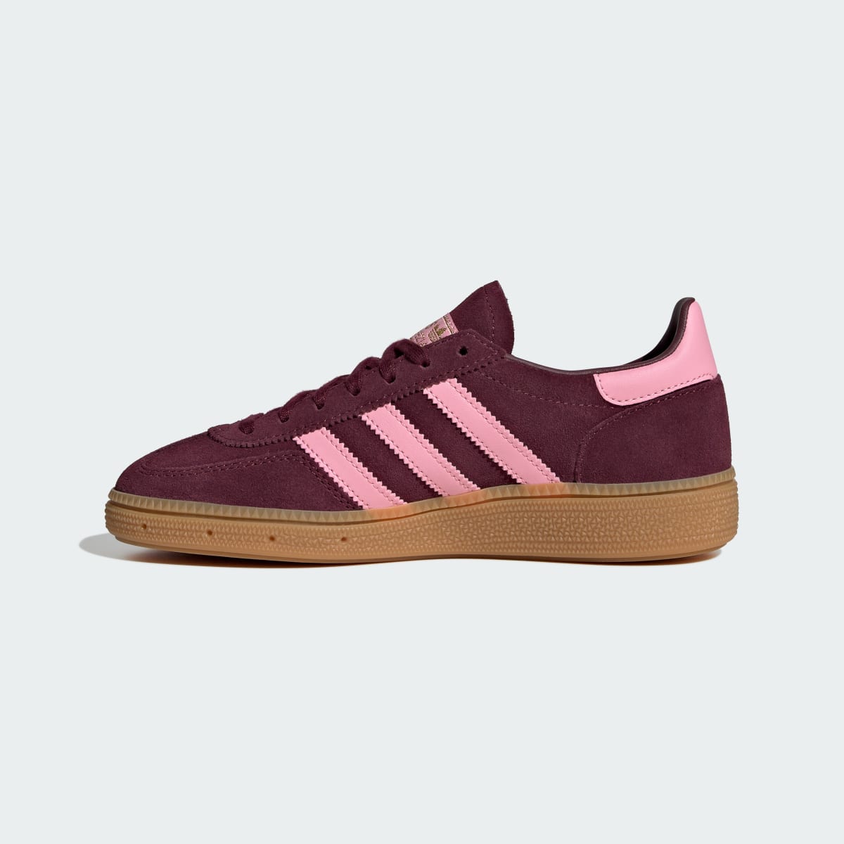 Overkicks - Adidas Handball Spezial Maroon Bliss Pink (KI6804) - detalle talón