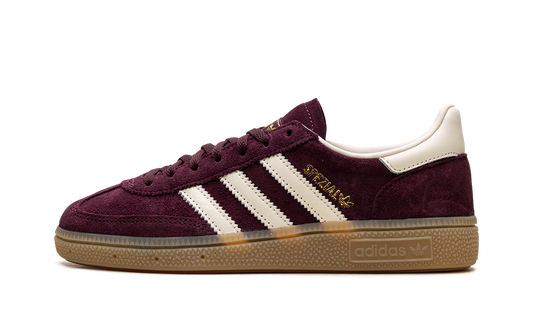 Overkicks - Adidas Handball Spezial Maroon Cream White (JP8726) - vista lateral