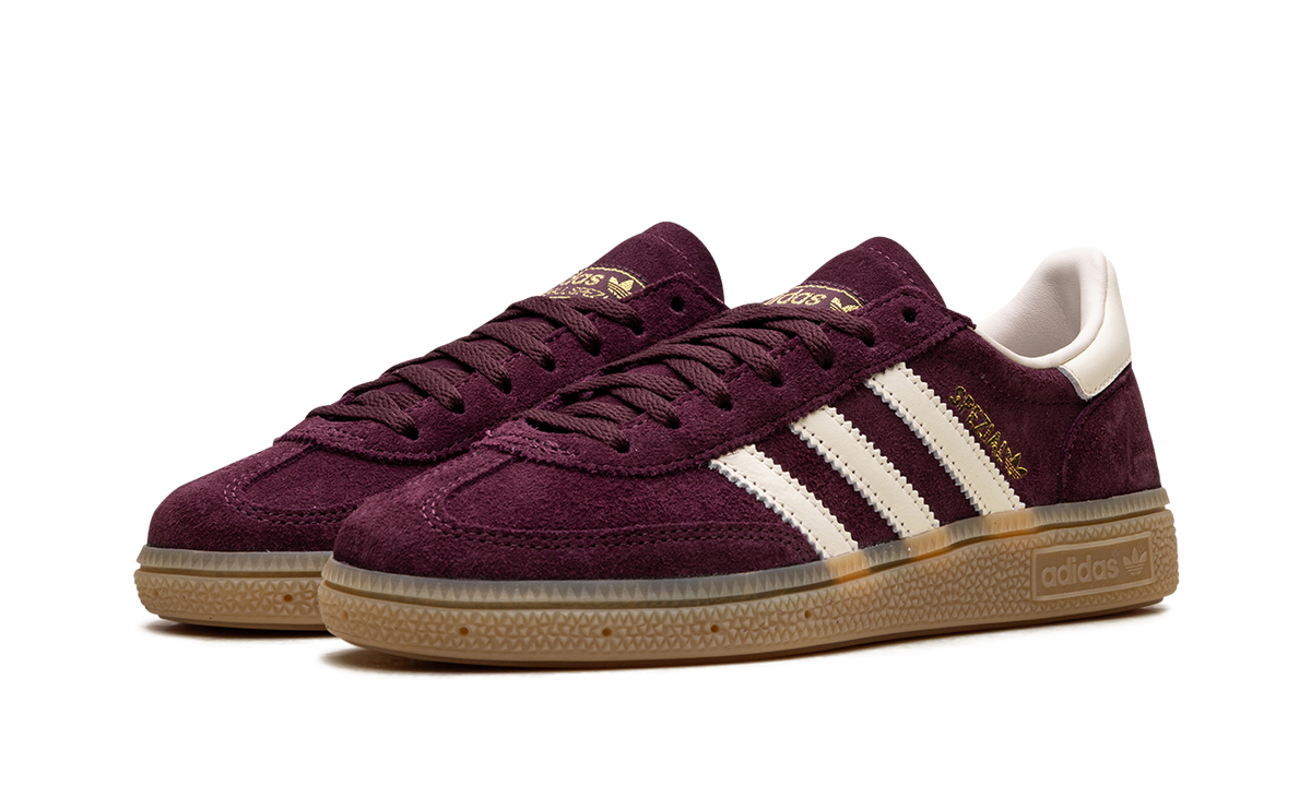 Overkicks - Adidas Handball Spezial Maroon Cream White (JP8726) - vista trasera