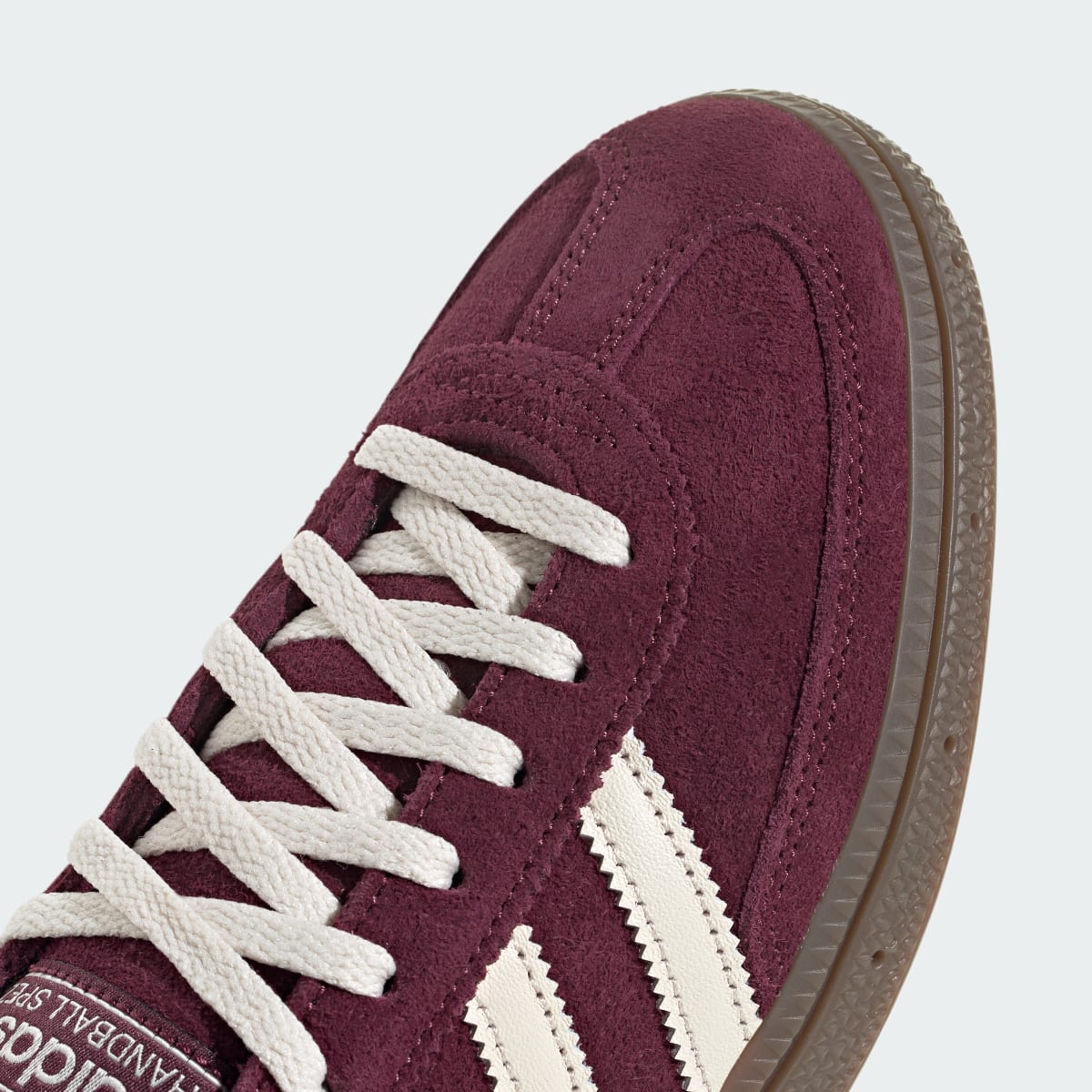Overkicks - Adidas Handball Spezial Maroon Off White Gum (JQ8753) - detalle