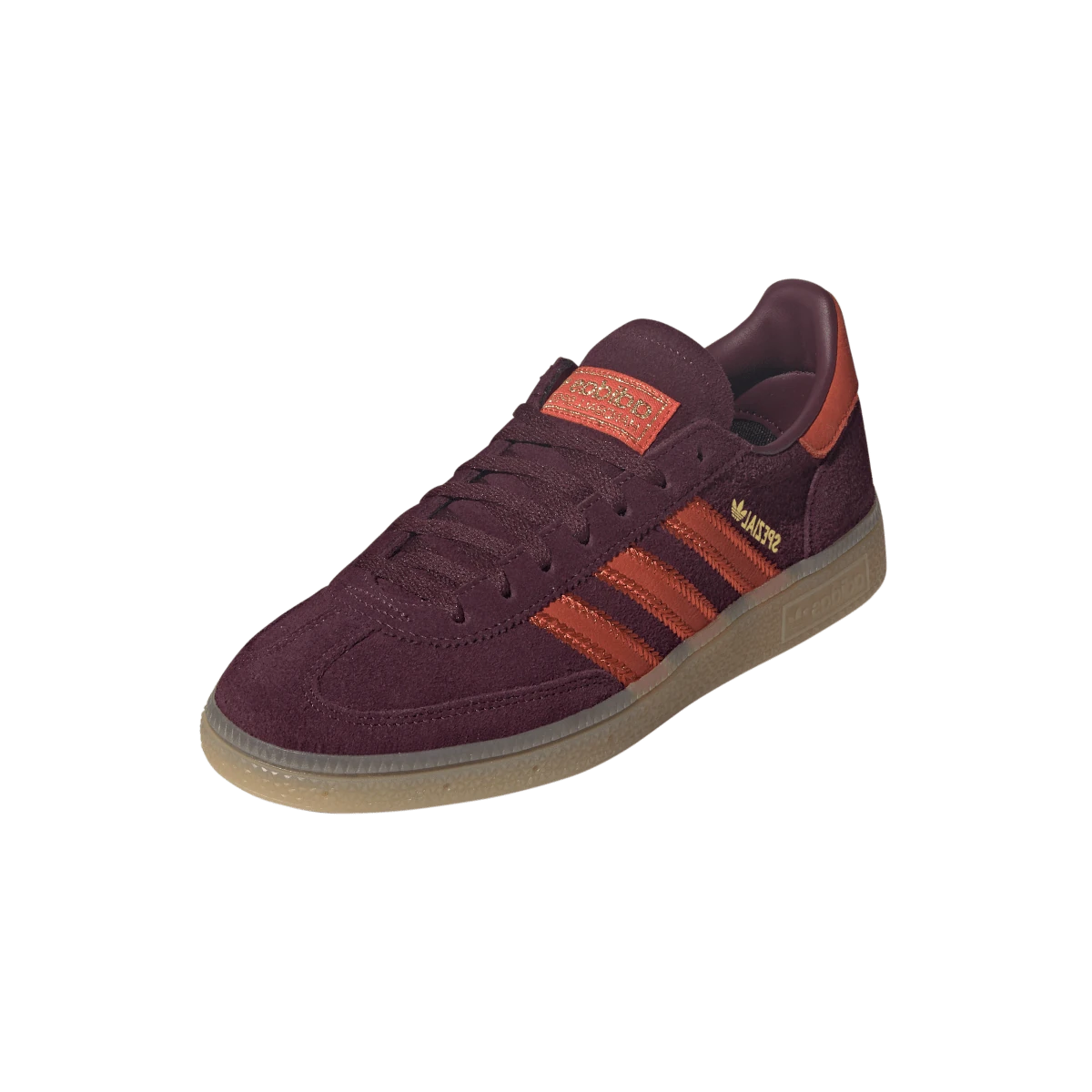 Overkicks - Adidas Handball Spezial Maroon Preloved Red Gum (JR0848) - vista trasera