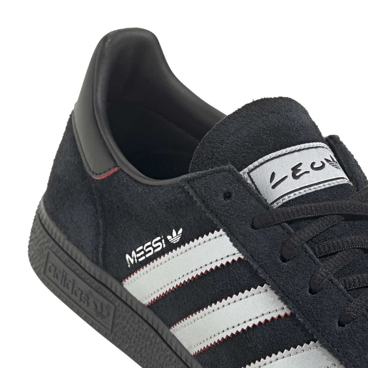 Overkicks - Adidas Handball Spezial Messi Black Silver Metallic (KI4548) - detalle