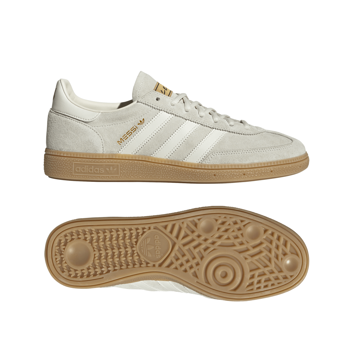 Overkicks - Adidas Handball Spezial Messi Ivory (KI4549) - detalle lateral interior