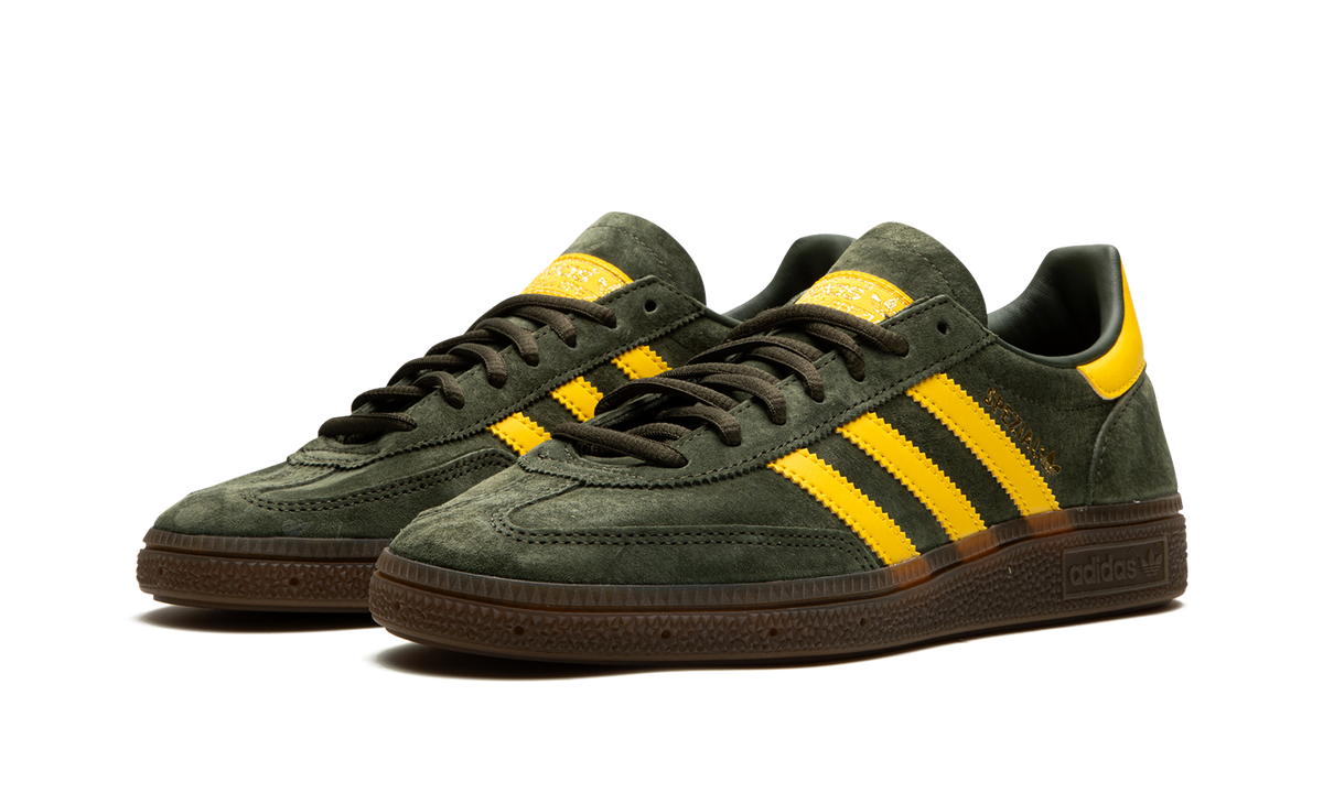 Overkicks - Adidas Handball Spezial Night Cargo Tribe Yellow (EF5748) - vista trasera