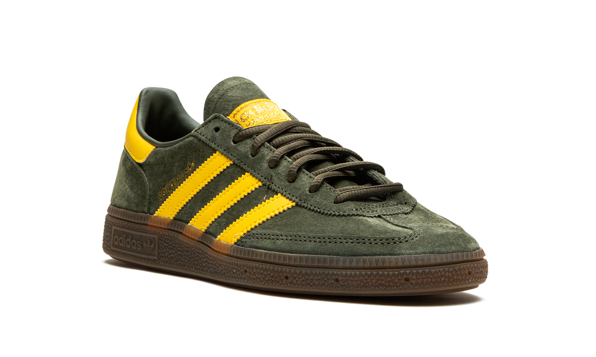 Overkicks - Adidas Handball Spezial Night Cargo Tribe Yellow (EF5748) - detalle lateral interior
