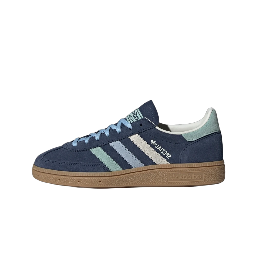 Overkicks - Adidas Handball Spezial Night Indigo Hazy Green (IG1967) - vista lateral
