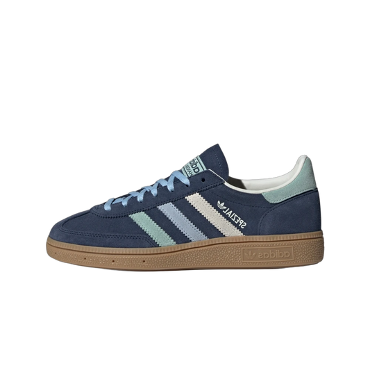 Overkicks - Adidas Handball Spezial Night Indigo Hazy Green (IG1967) - vista lateral