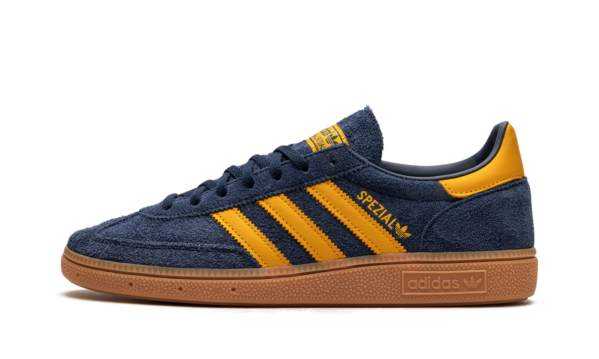 Overkicks - Adidas Handball Spezial Night Indigo Yellow (IF6565) - vista lateral