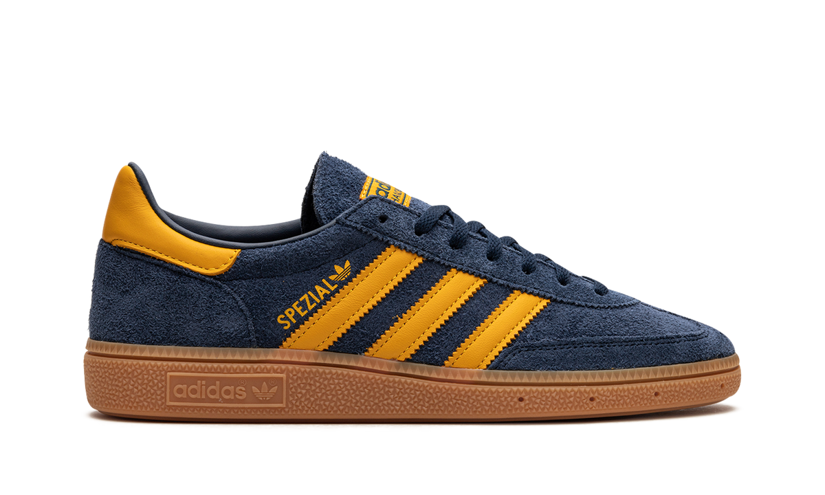 Overkicks - Adidas Handball Spezial Night Indigo Yellow (IF6565) - detalle talón