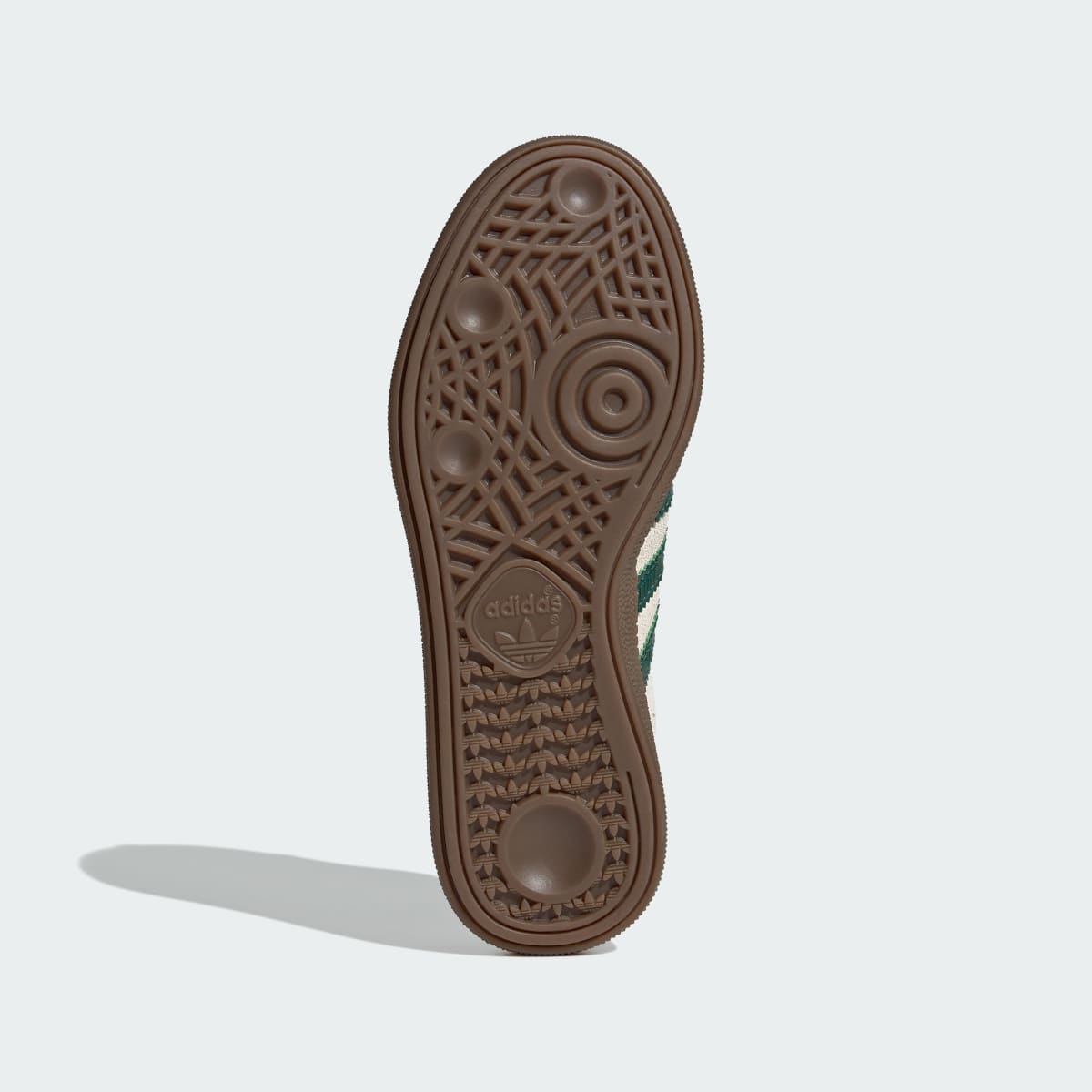 Overkicks - Adidas Handball Spezial Off White Collegiate Green (JP9562) - detalle suela