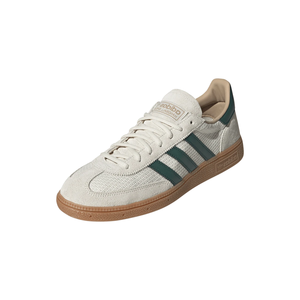 Overkicks - Adidas Handball Spezial Off White Collegiate Green Gum (IH6592) - vista trasera