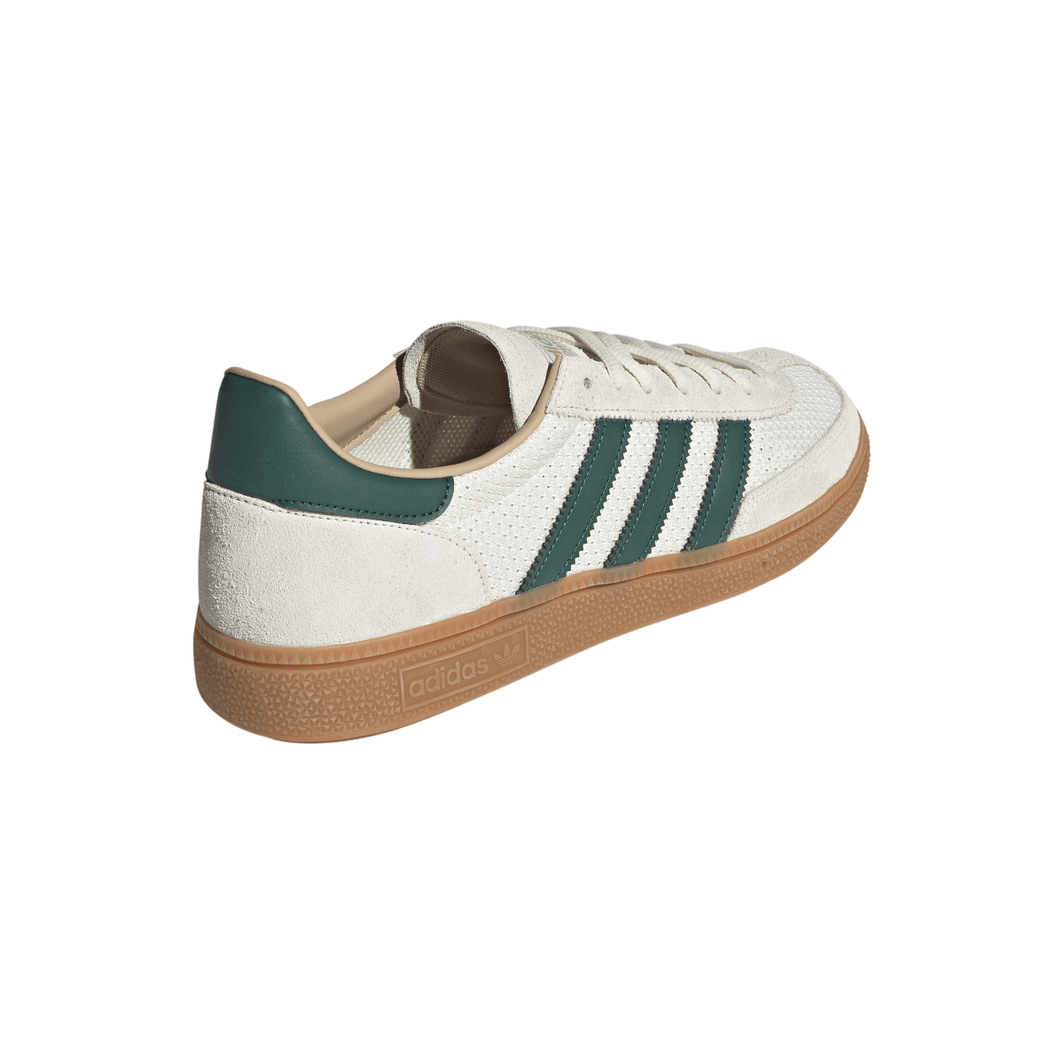 Overkicks - Adidas Handball Spezial Off White Collegiate Green Gum (IH6592) - vista superior