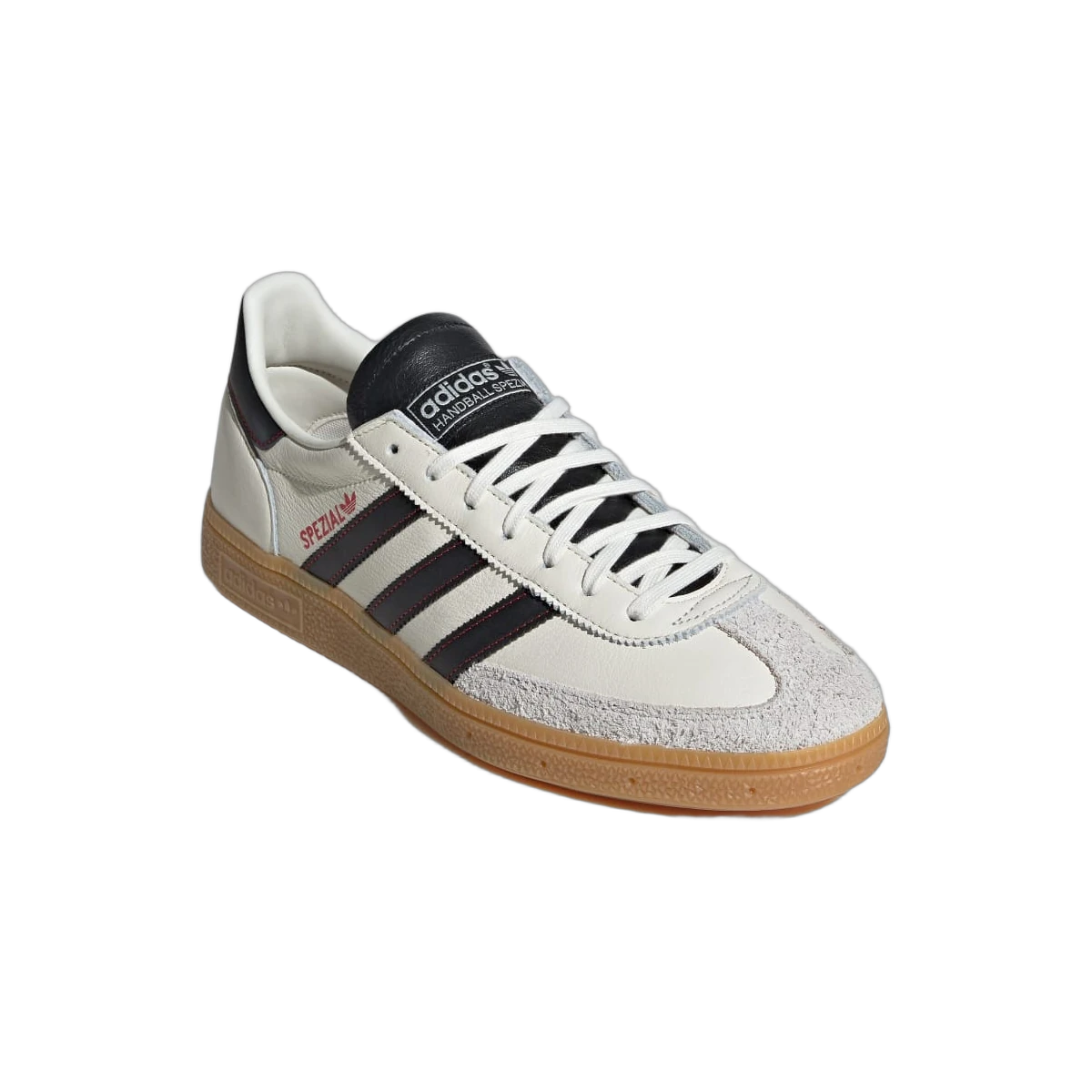 Overkicks - Adidas Handball Spezial Off White Core Black Red (JH6398) - detalle suela