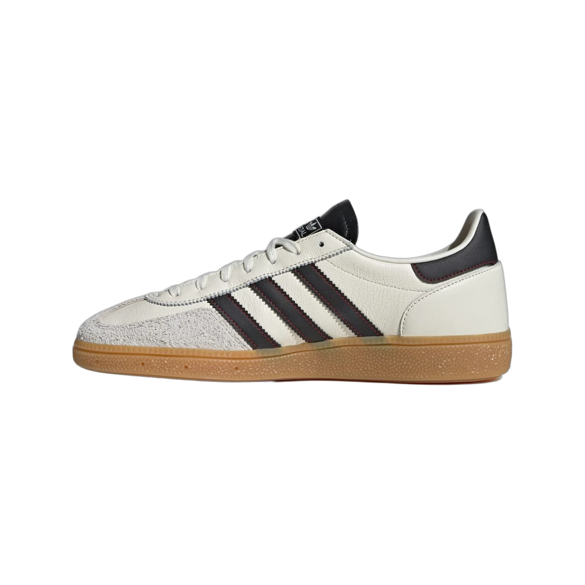 Overkicks - Adidas Handball Spezial Off White Core Black Red (JH6398) - detalle talón