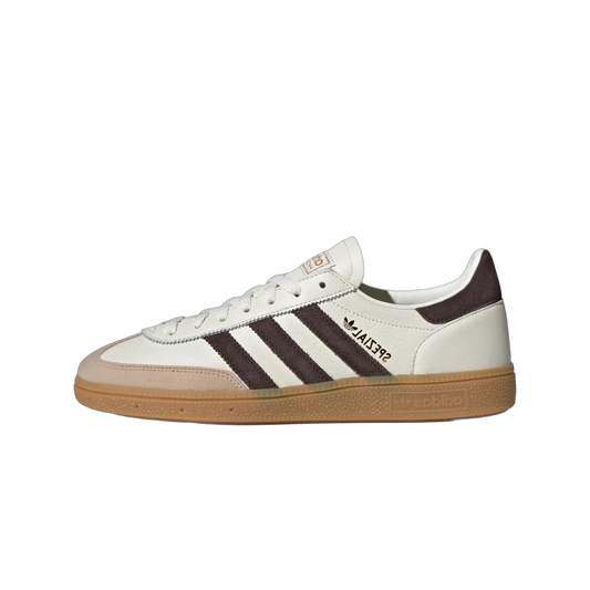 Overkicks - Adidas Handball Spezial Off-White Dark Brown (IE3709) - vista lateral