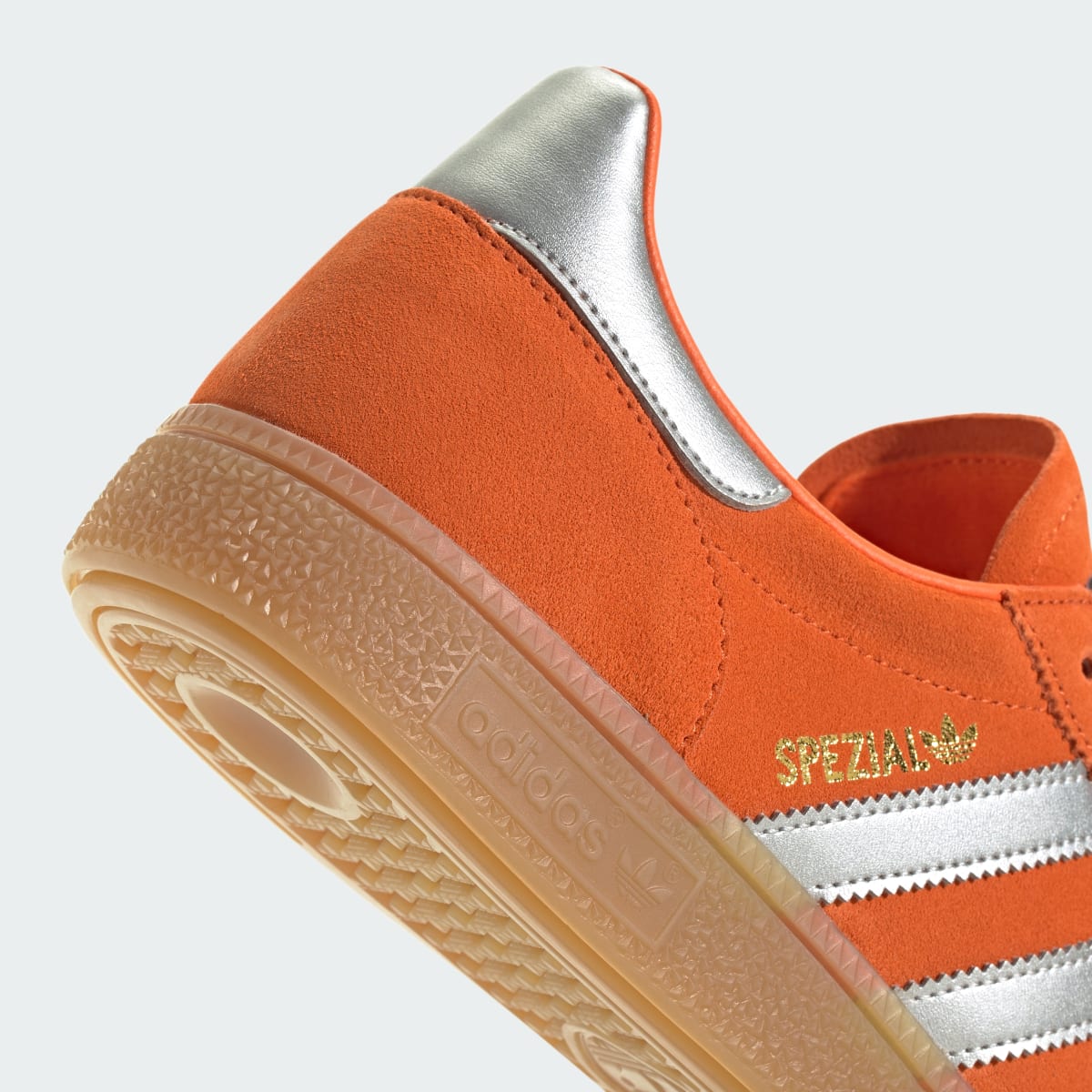 Overkicks - Adidas Handball Spezial Orange Silver (JH7557) - detalle