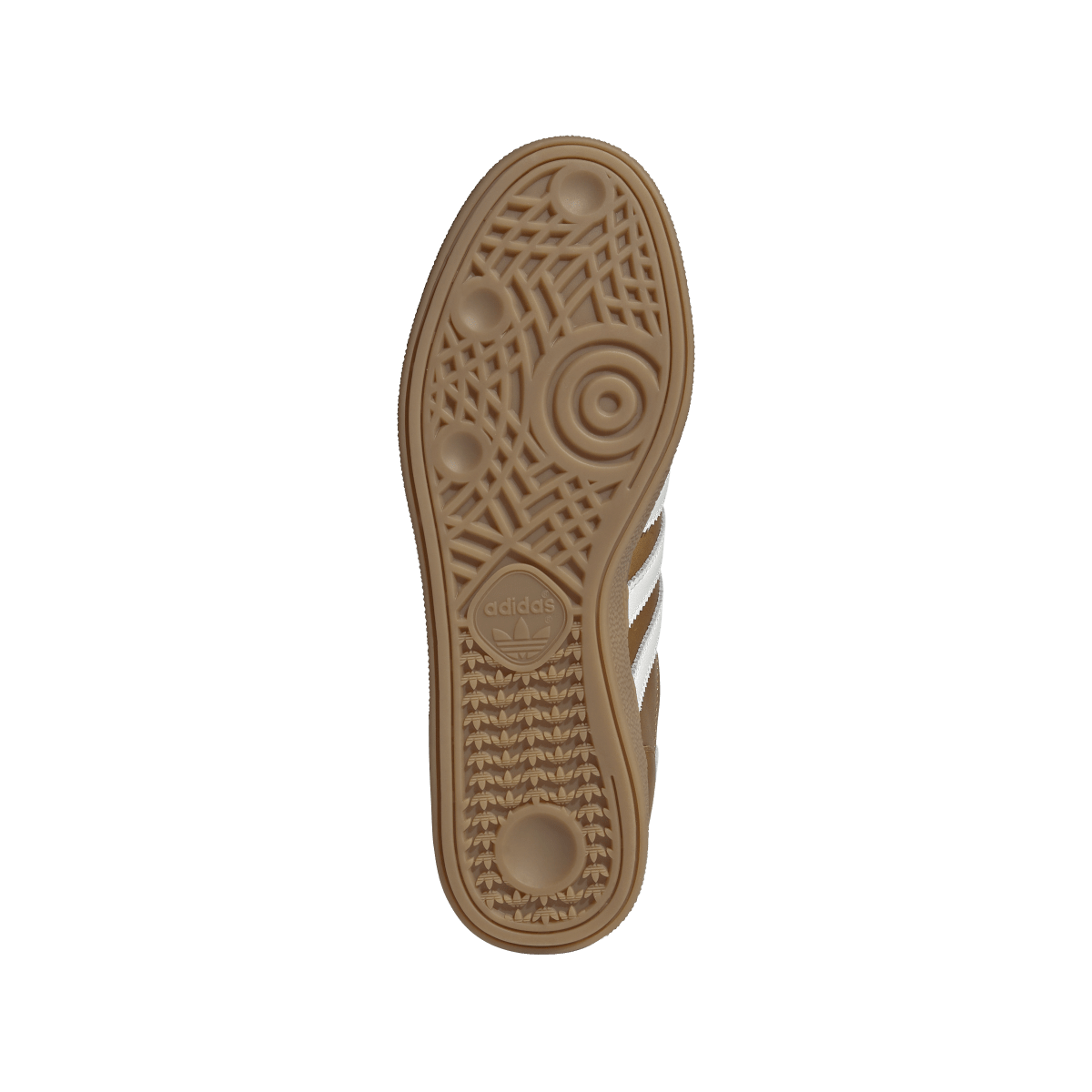 Overkicks - Adidas Handball Spezial Preloved Bronze White Gum (KI8580) - detalle suela
