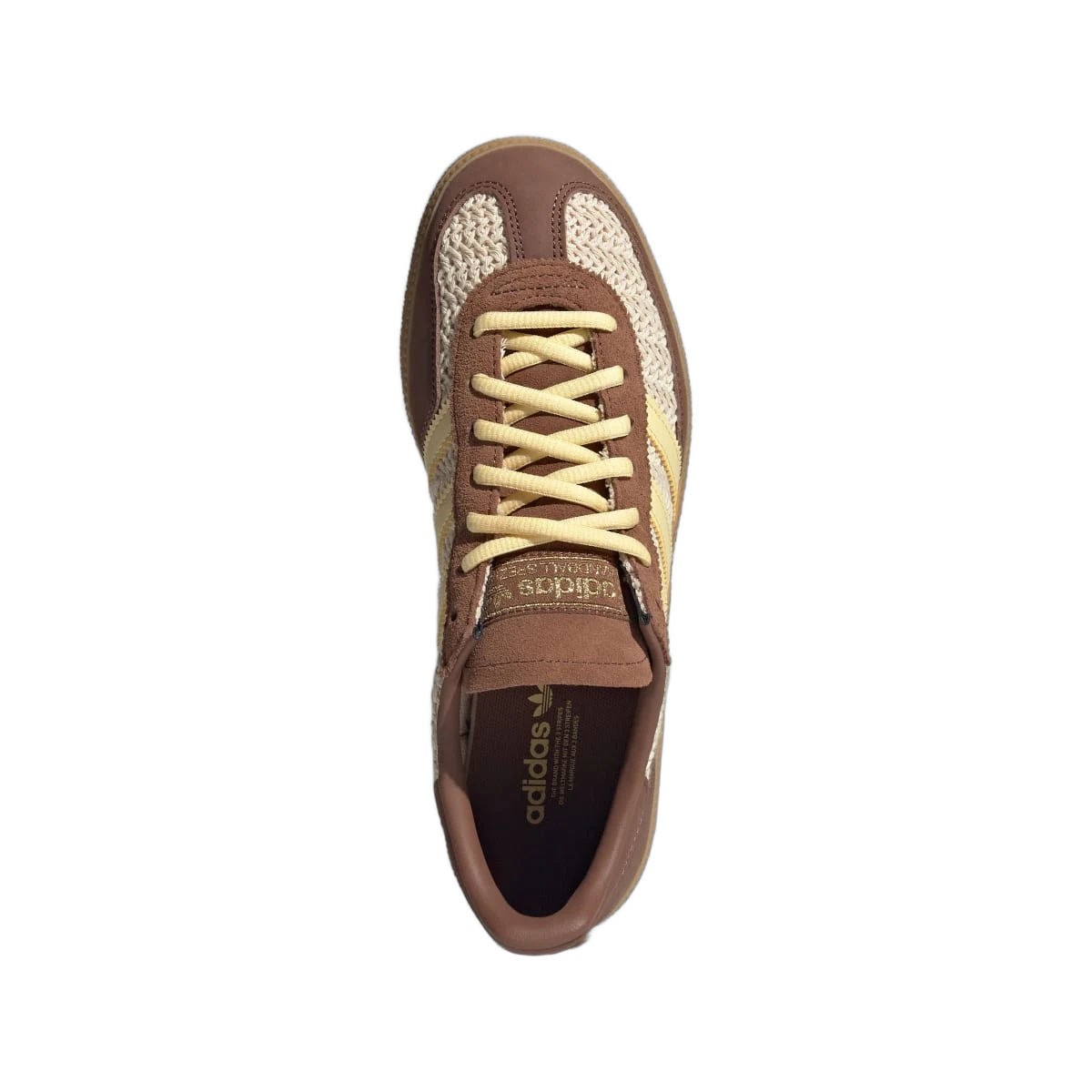 Overkicks - Adidas Handball Spezial Preloved Brown Orange Tint Gum (JQ8411) - vista trasera