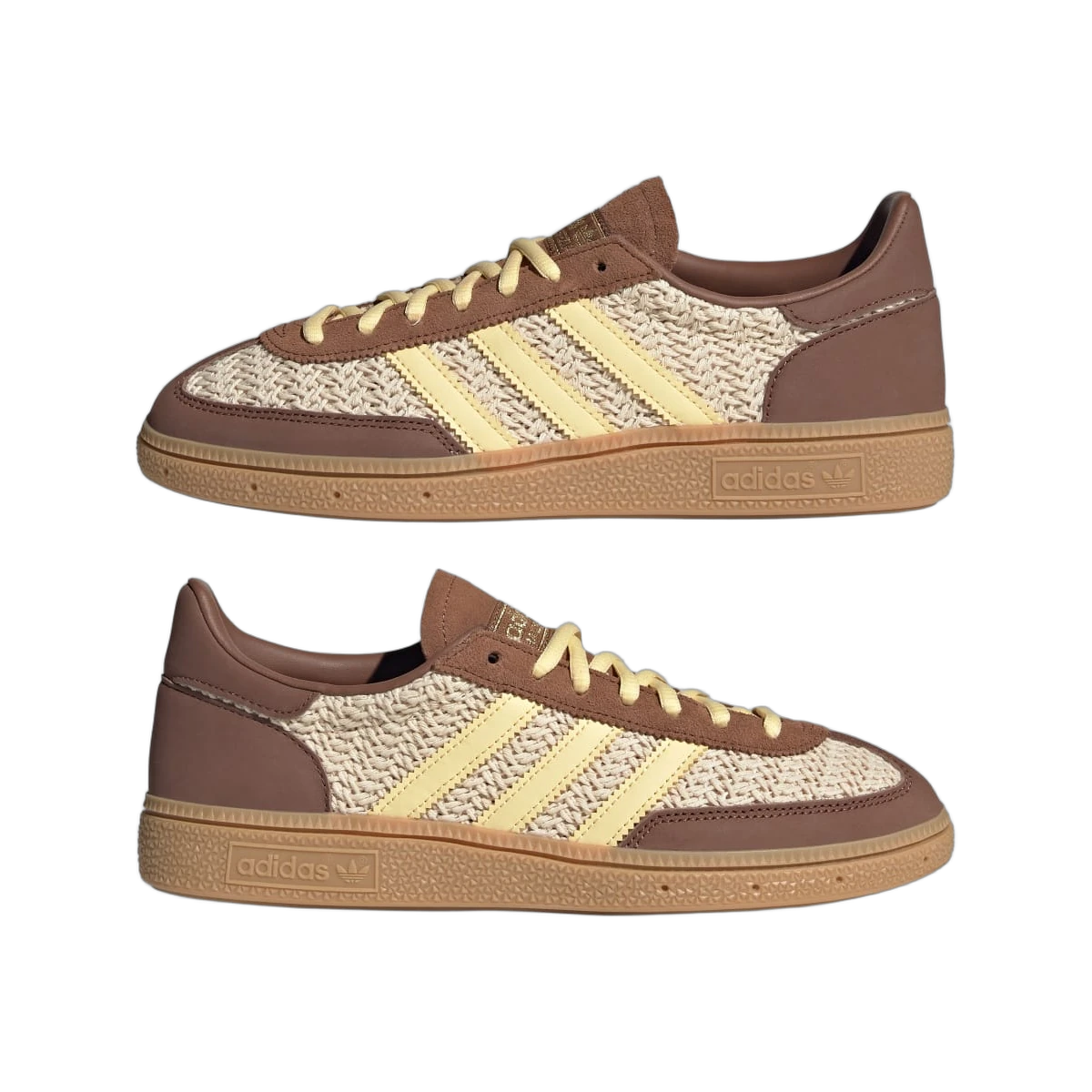 Overkicks - Adidas Handball Spezial Preloved Brown Orange Tint Gum (JQ8411) - detalle lateral interior