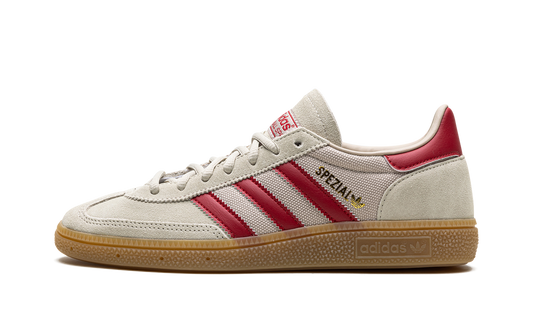 Overkicks - Adidas Handball Spezial Putty Grey Team Victory Red Wonder Beige (IF9529) - vista lateral