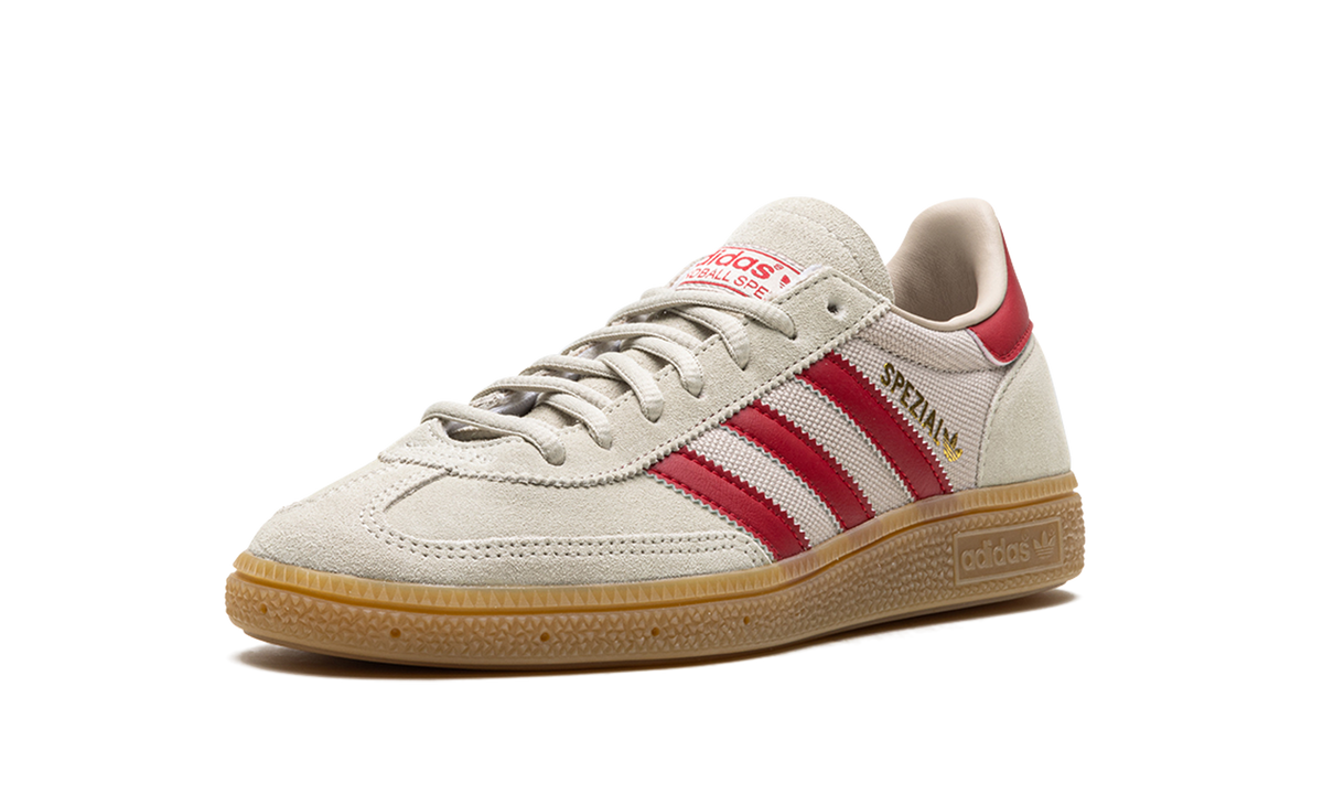 Overkicks - Adidas Handball Spezial Putty Grey Team Victory Red Wonder Beige (IF9529) - detalle suela