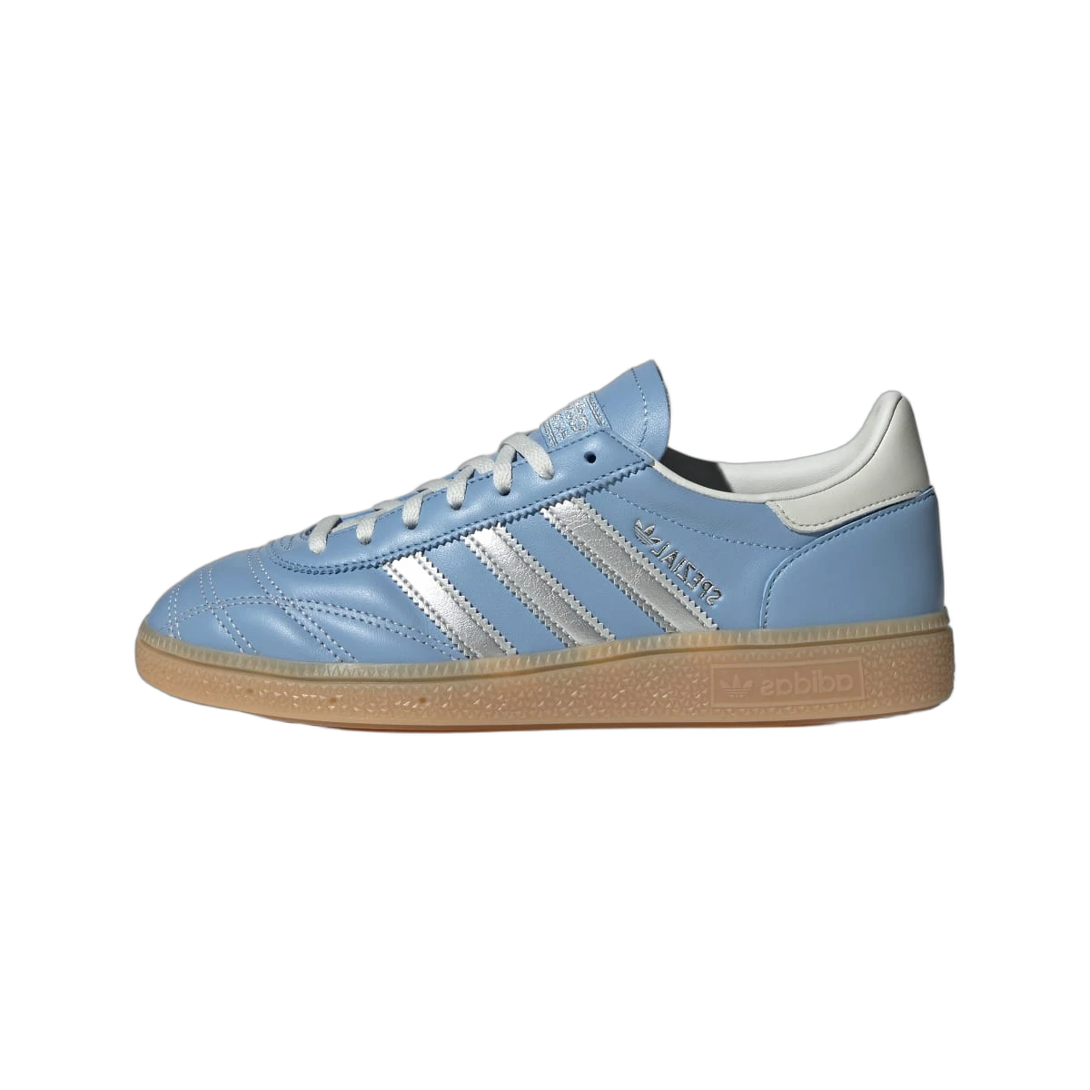 Overkicks - Adidas Handball Spezial Quilted Stitching Ash Blue Silver (JR3728) - vista lateral