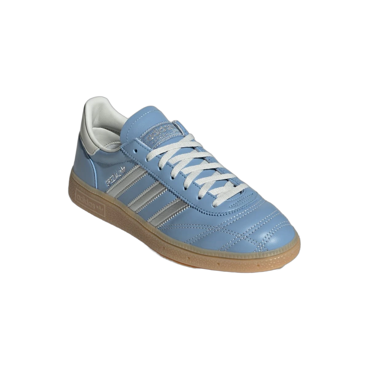 Overkicks - Adidas Handball Spezial Quilted Stitching Ash Blue Silver (JR3728) - detalle suela