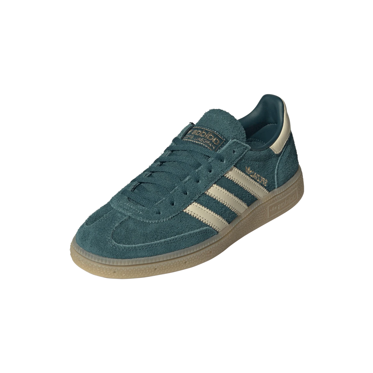 Overkicks - Adidas Handball Spezial Rich Green Warm Vanilla Womens (KK0931) - vista trasera