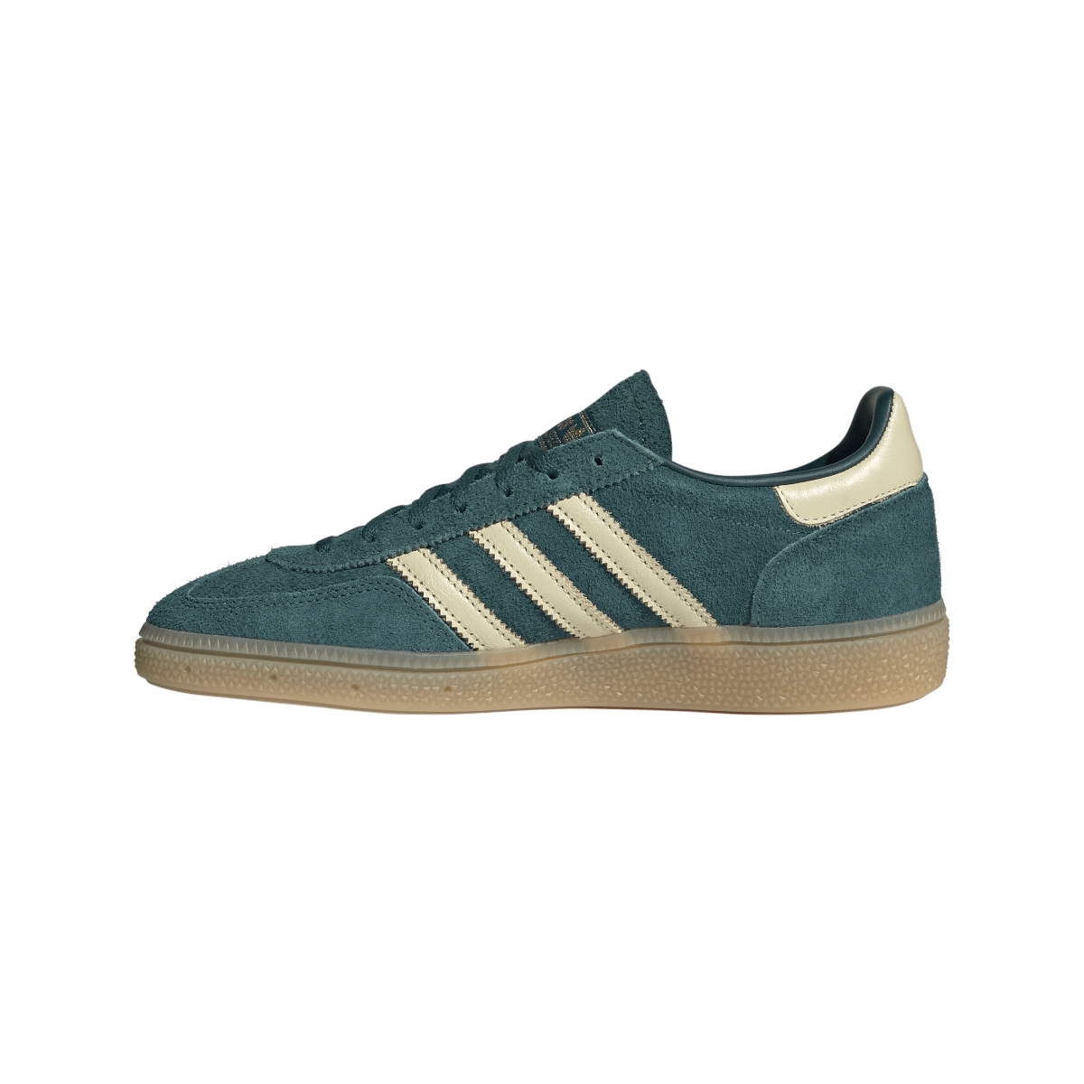 Overkicks - Adidas Handball Spezial Rich Green Warm Vanilla Womens (KK0931) - detalle talón
