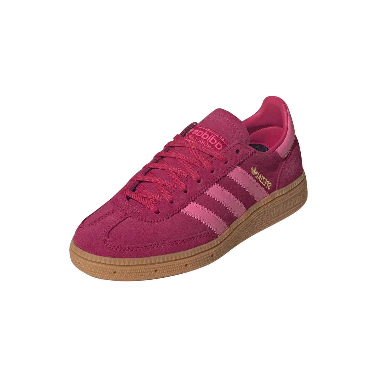 Overkicks - Adidas Handball Spezial Ruby Red Lucid Pink Gum (GS) (JP7999) - imagen 2