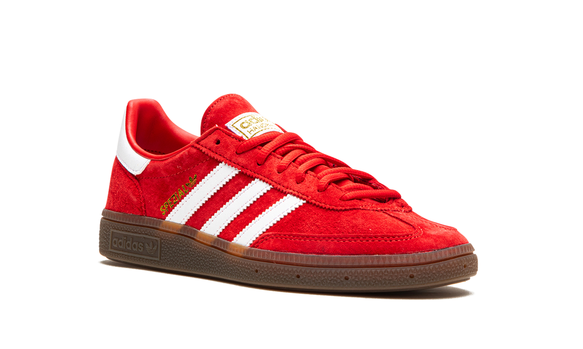 Overkicks - Adidas Handball Spezial Scarlet Gum (FV1227) - detalle lateral interior
