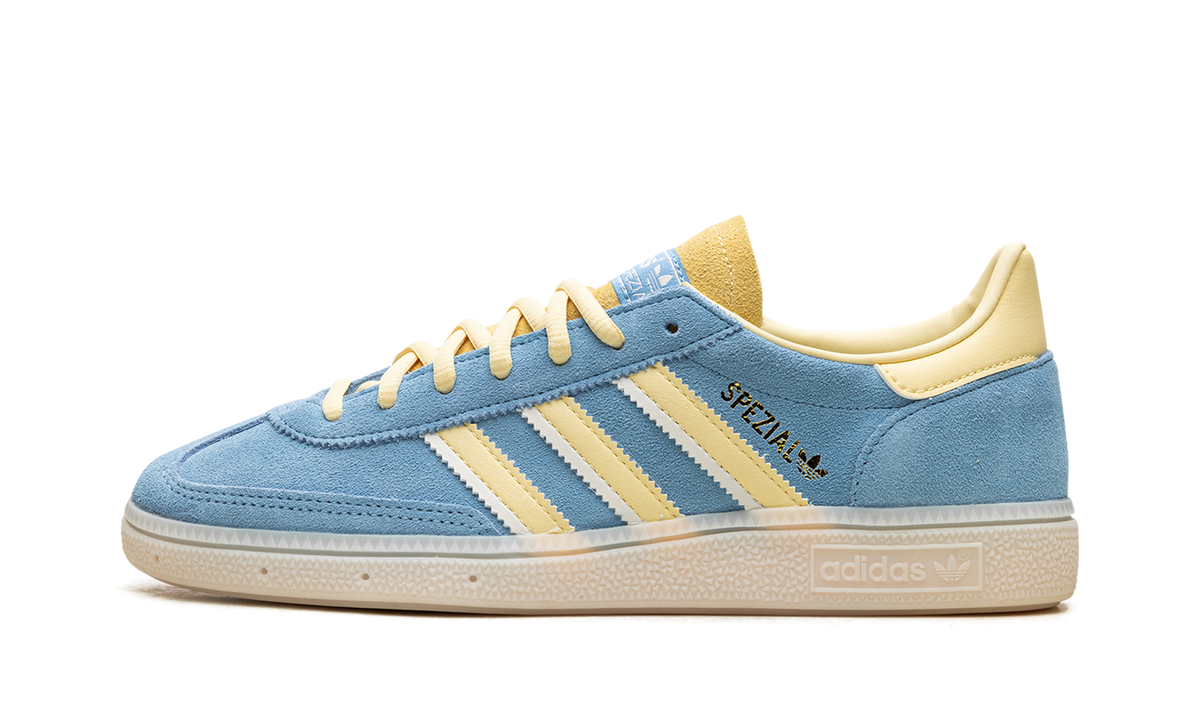 Overkicks - Adidas Handball Spezial Semi Blue Burst Almost Yellow (IG6276) - vista lateral