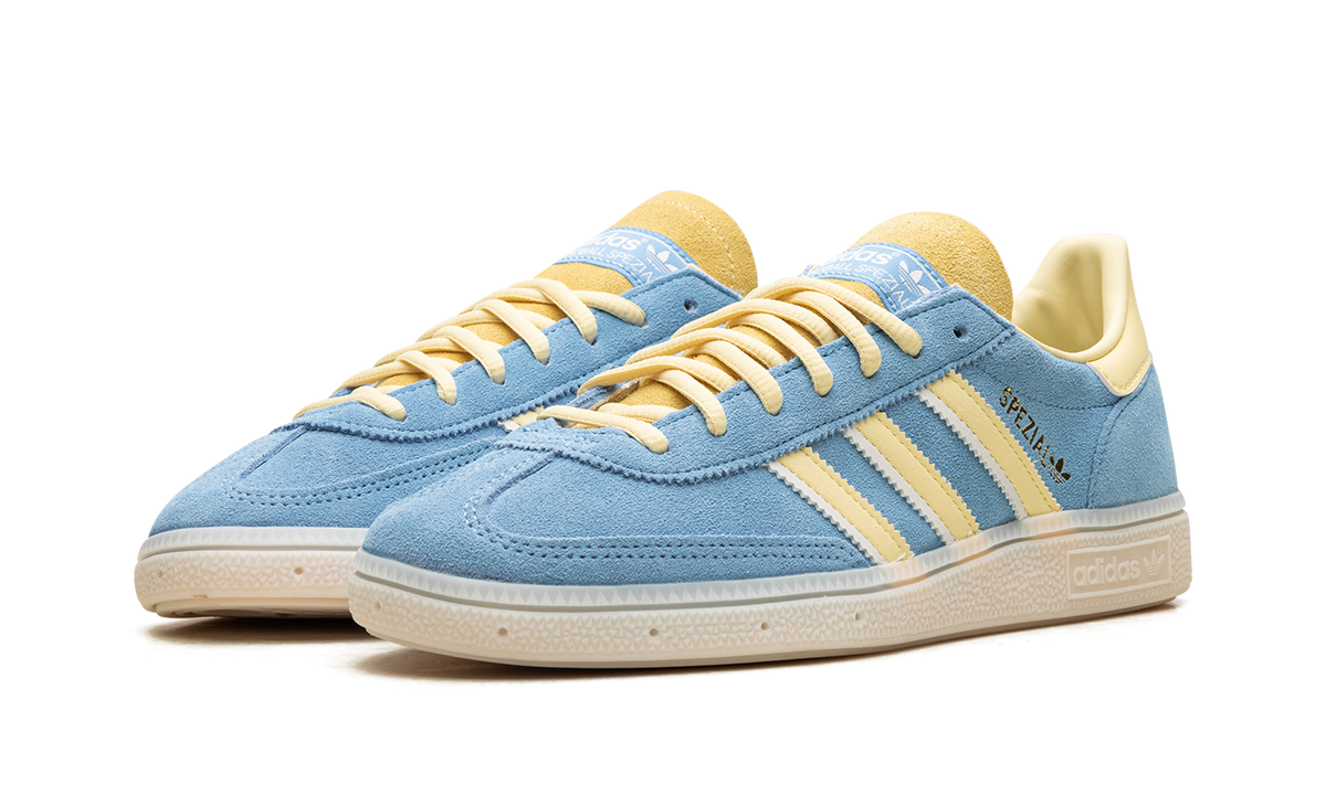 Overkicks - Adidas Handball Spezial Semi Blue Burst Almost Yellow (IG6276) - vista trasera