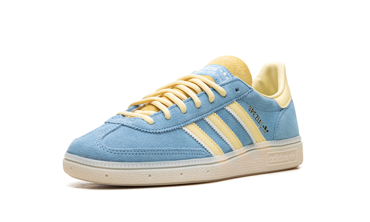 Overkicks - Adidas Handball Spezial Semi Blue Burst Almost Yellow (IG6276) - detalle suela