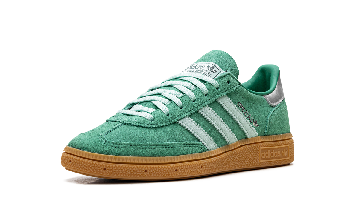 Overkicks - Adidas Handball Spezial Semi Court Green Clear Mint Gum (JS2908) - detalle suela