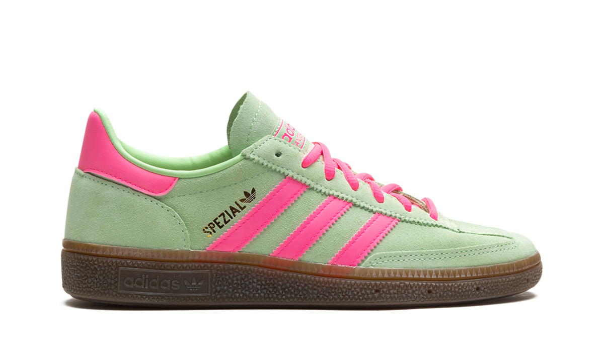 Overkicks - Adidas Handball Spezial Semi Green Spark (IH7498) - detalle talón