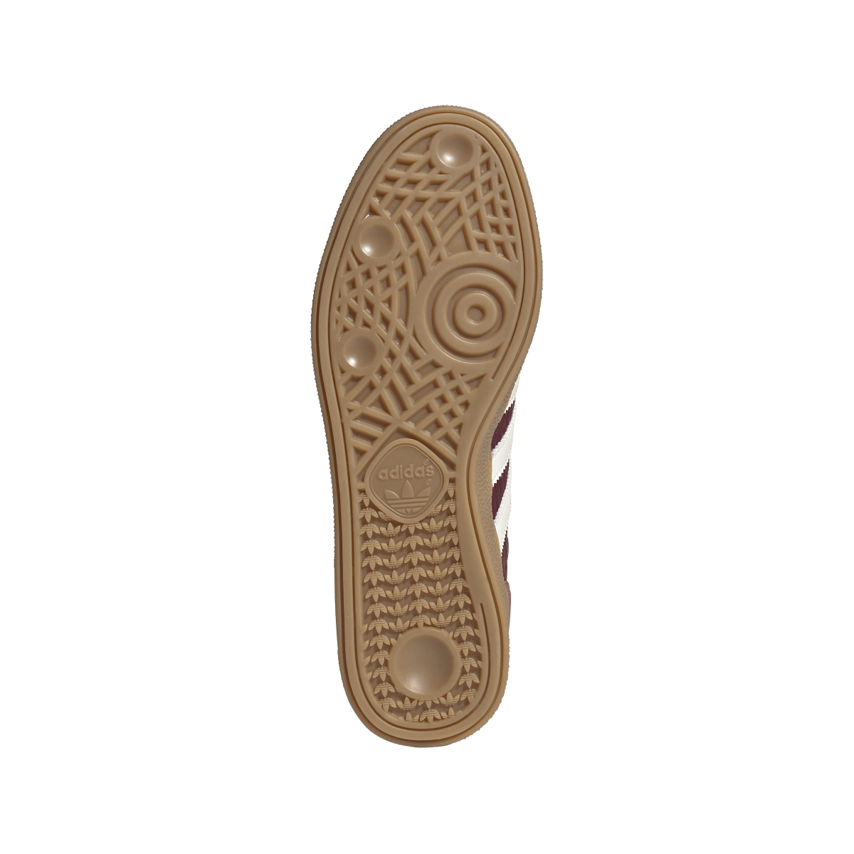 Overkicks - Adidas Handball Spezial Shadow Red Cream White (KI8686) - detalle suela