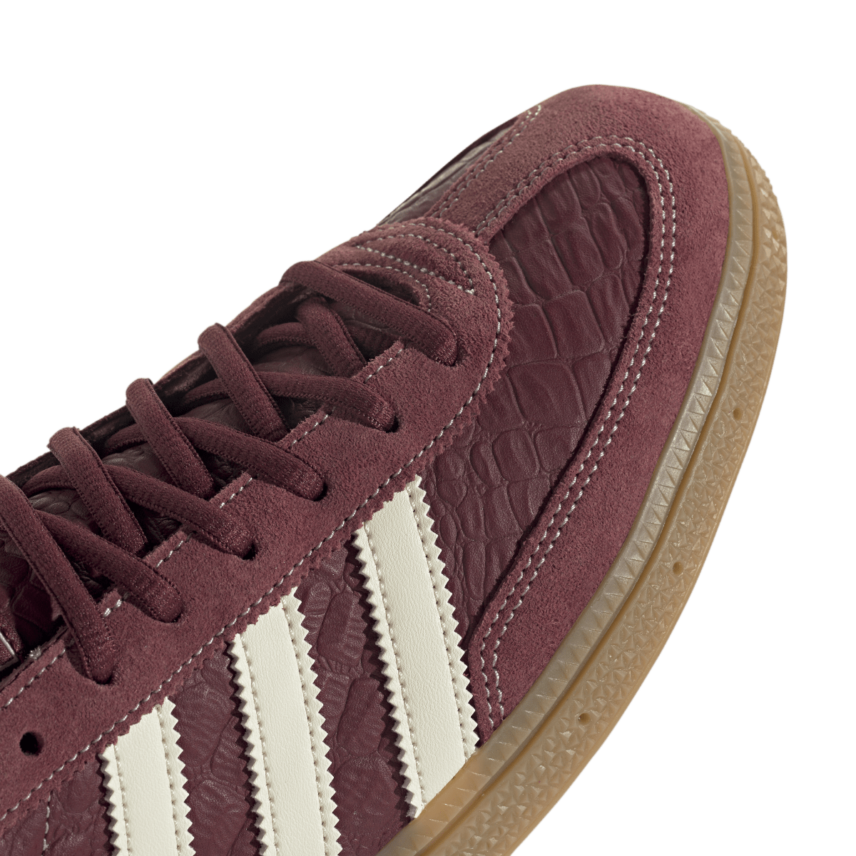 Overkicks - Adidas Handball Spezial Shadow Red Cream White (KI8686) - detalle lateral interior