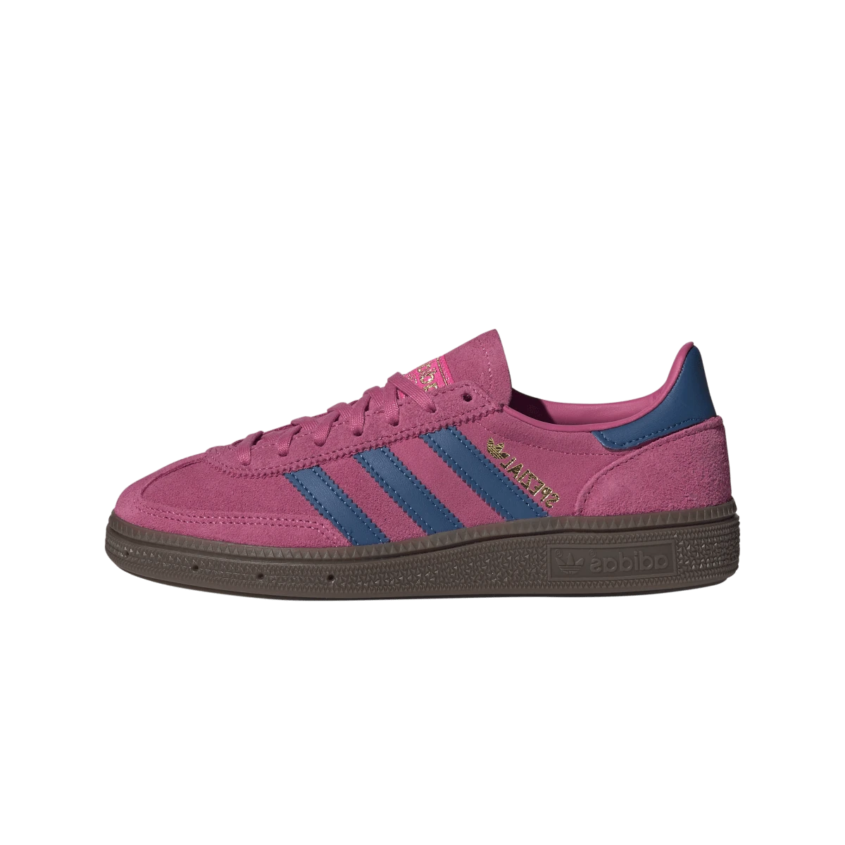 Overkicks - Adidas Handball Spezial Shock Pink Dark Marine Gum (JP9552) - vista lateral
