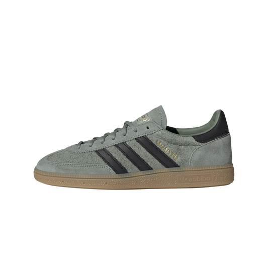 Overkicks - Adidas Handball Spezial Silver Green Black Gum (IH6507) - vista lateral
