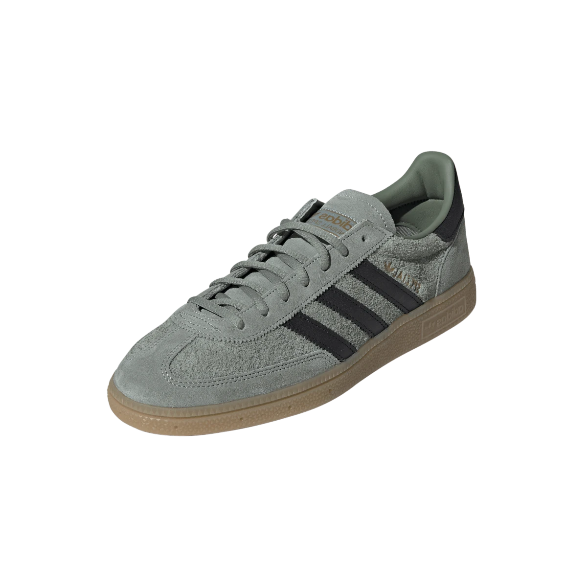 Overkicks - Adidas Handball Spezial Silver Green Black Gum (IH6507) - vista trasera