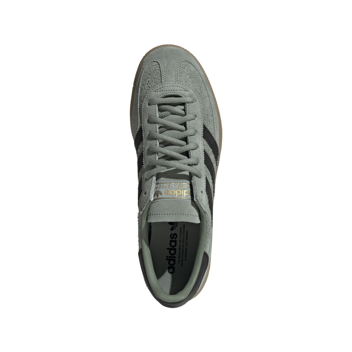 Overkicks - Adidas Handball Spezial Silver Green Black Gum (IH6507) - par completo