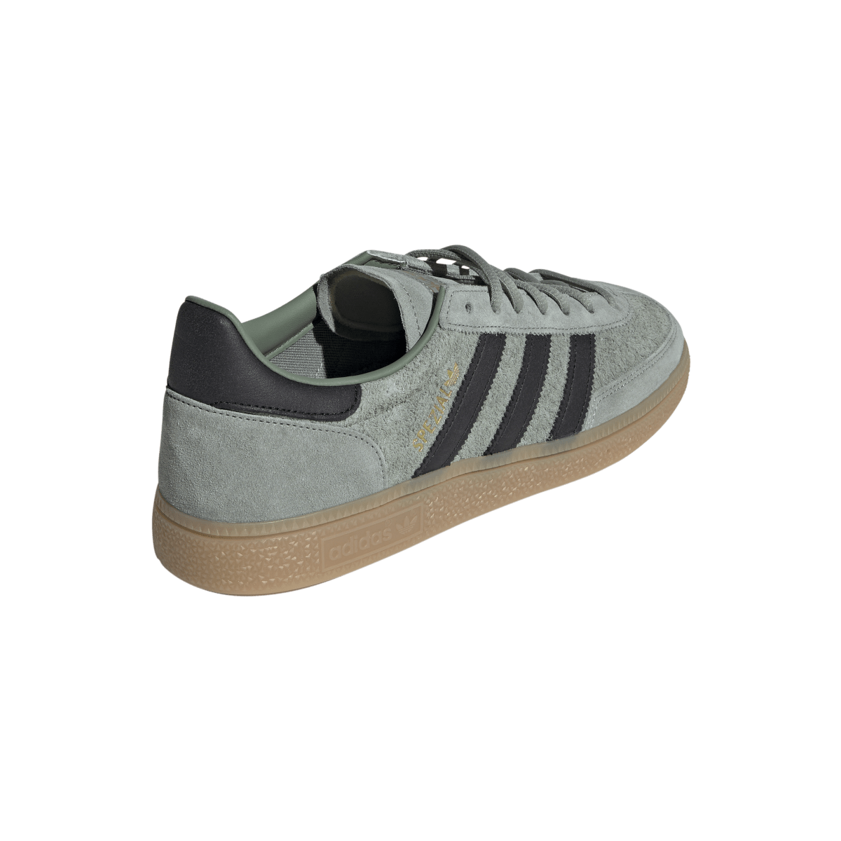 Overkicks - Adidas Handball Spezial Silver Green Black Gum (IH6507) - vista superior