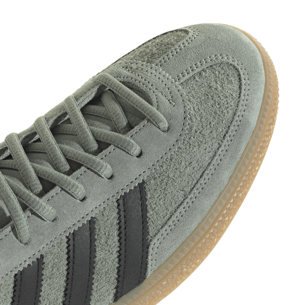Overkicks - Adidas Handball Spezial Silver Green Black Gum (IH6507) - detalle